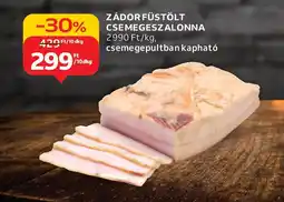 Auchan Zádorfüstölt csemegeszalonna ajánlat