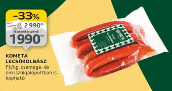 Auchan Kometa lecsókolbász ajánlat