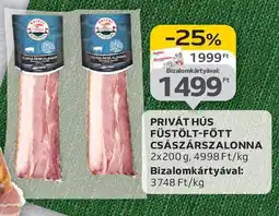 Auchan Privát hús füstölt-fött császárszalonna ajánlat