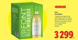 Lidl FONT Irsai Olivér ajánlat