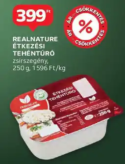 Auchan Realnature étkezési tehéntúró ajánlat