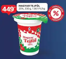 Auchan Magyar tejföl 20% ajánlat