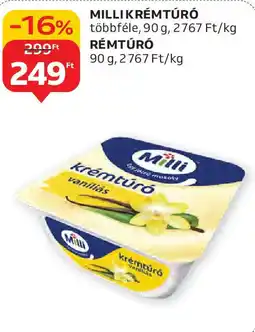 Auchan Milli krémtúró ajánlat
