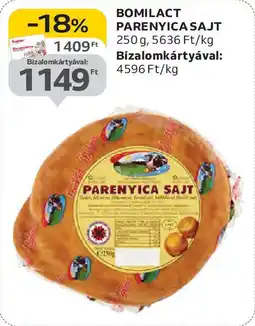 Auchan Bomilact Parenyica sajt ajánlat