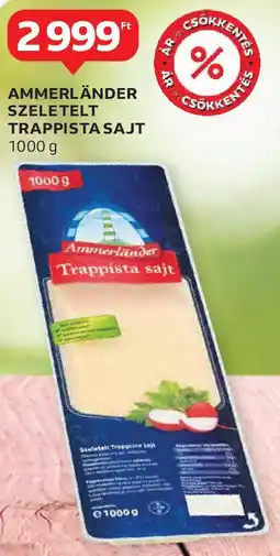Auchan Ammerländer szeletelt trappista sajt ajánlat