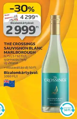 Auchan The Crossings Sauvignon Blanc Marlborough ajánlat