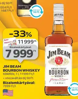 Auchan Jim Beam Bourbon Whiskey ajánlat