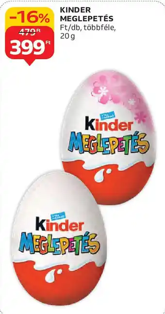 Auchan Kinder meglepetés ajánlat