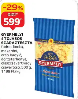 Auchan Gyermelyi 4 tojásos száraztészta ajánlat