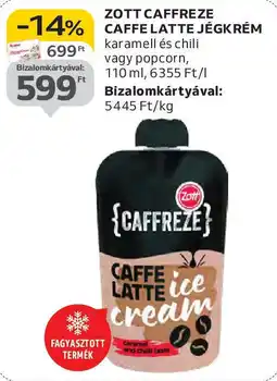 Auchan Zott Caffreze Caffe Latte jégkrém ajánlat