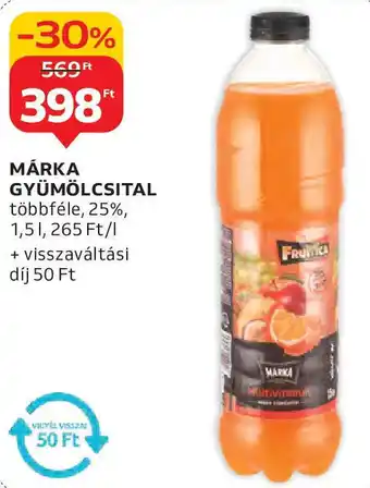 Auchan Márka gyümölcsital ajánlat