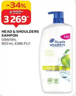 Auchan Head&Shoulders sampon ajánlat