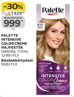 Auchan Palette Intensive Color Creme hajfesték ajánlat