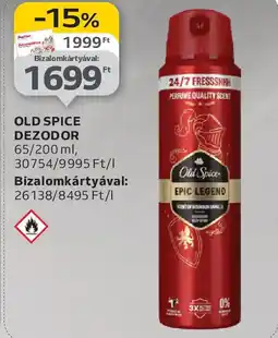 Auchan Old Spice Dezodor ajánlat