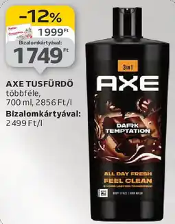 Auchan Axe tusfürdő ajánlat
