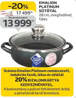 Auchan Emalion Platinum sütőtál ajánlat