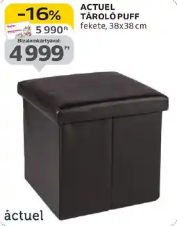 Auchan Actuel tároló puff ajánlat