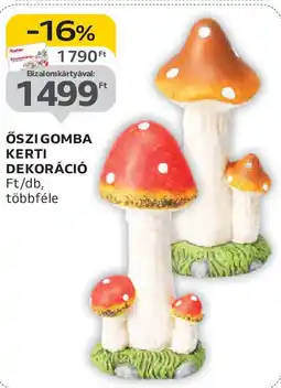 Auchan Őszi gomba kerti dekoráció ajánlat