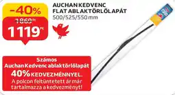 Auchan Auchan Kedvenc Flat ablaktörlőlapát ajánlat