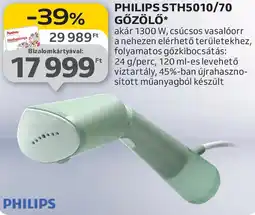 Auchan Philips STH5010/70 gőzölő ajánlat