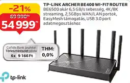 Auchan Tp-link Archer BE400 wi-fi7 router ajánlat