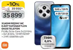 Auchan Xiaomi Redmi 14C kártyafüggetlen okostelefon ajánlat