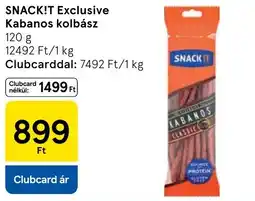 Tesco SNACK!T Exclusive Kabanos kolbász ajánlat