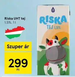 Tesco Riska UHT tej 1,5% ajánlat