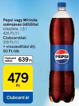 Tesco Pepsi, Mirinda ajánlat