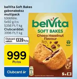 Tesco belVita Soft Bakes gabonakeksz multipack ajánlat