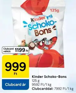 Tesco Kinder Schoko-Bons ajánlat