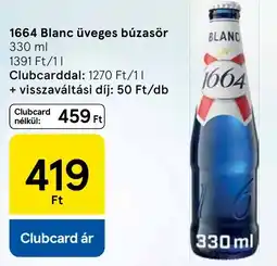 Tesco 1664 Blanc üveges búzasör ajánlat