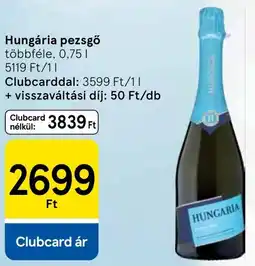Tesco Hungária pezsgő ajánlat