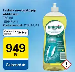 Tesco Ludwik mosogatógép öblítőszer ajánlat