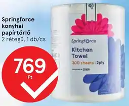 Tesco Springforce konyhai papírtörlő ajánlat
