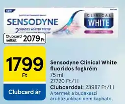 Tesco Sensodyne Clinical White fluoridos fogkrém ajánlat