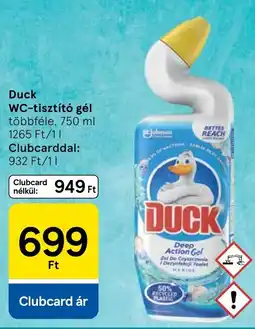 Tesco Duck WC-tisztító gél ajánlat