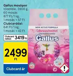Tesco Gallus mosópor ajánlat