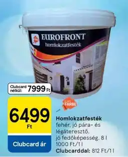 Tesco EUROFRONT Homlokzatfesték ajánlat