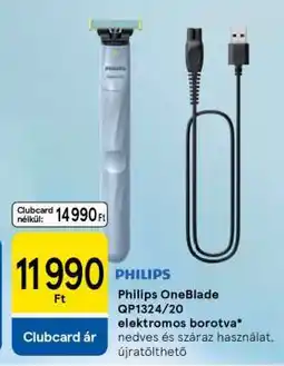 Tesco Philips OneBlade QP1324/20 ajánlat