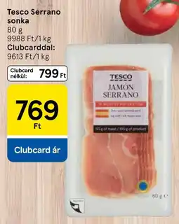 Tesco Tesco Serrano sonka ajánlat