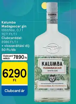 Tesco Kalumba Madagascar gin ajánlat