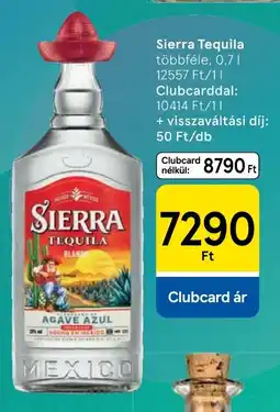 Tesco Sierra Tequila ajánlat