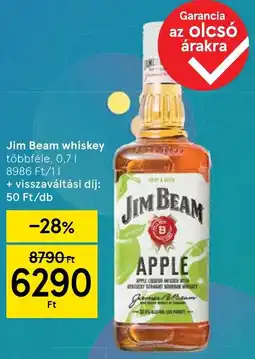 Tesco Jim Beam whiskey ajánlat