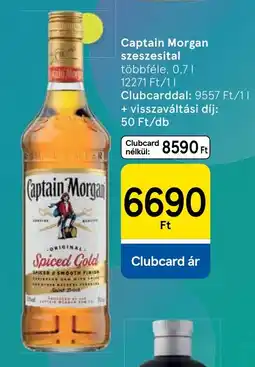 Tesco Captain Morgan szeszesital ajánlat