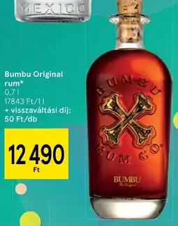 Tesco Bumbu Original rum ajánlat