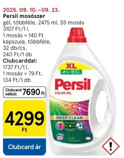Tesco Persil mosószer gél ajánlat