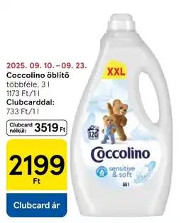 Tesco Coccolino öblítő ajánlat