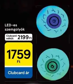 Tesco LED-es szemgolyók ajánlat