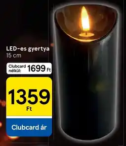 Tesco LED-es gyertya ajánlat